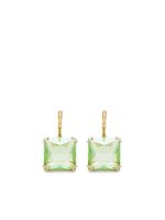 Swarovski boucles d'oreilles Millenia serties de cristaux - Vert