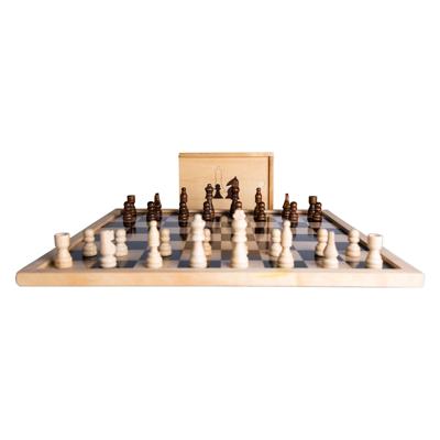 Clown Games schaakstukken hout, 32dlg.