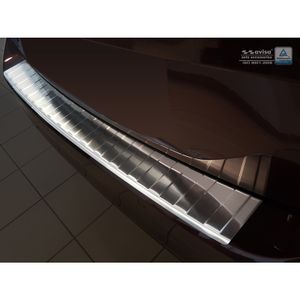 RVS Bumper beschermer passend voor Volkswagen Passat 3G Variant 2014- 'Ribs' AV235458