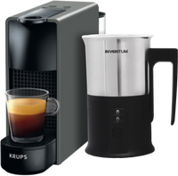 Krups Nespresso Essenza Mini XN110B Grijs + Melkopschuimer