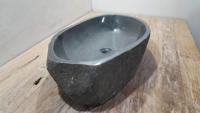 Rivierstenen waskom RXXL2503730, 76x44x15 cm