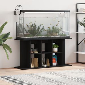 Aquariumstandaard 100x40x60 cm bewerkt hout zwart