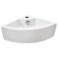 Differnz Hera hoekfontein keramiek 32.5 x 32.5 x 12.5 cm wit