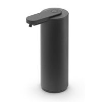 Zack Tervo lotiondispenser met sensor 6.3x18.8cm RVS zwart 40544 - thumbnail