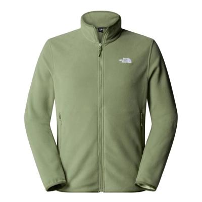 The North Face Glacier Full Zip Fleece Heren Bark Mist L