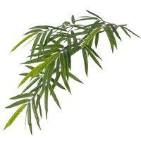 Groene Bamboe kunstplant hangende tak 82 cm UV bestendig - Kunstplanten - thumbnail