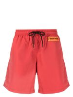 Heron Preston short de bain à patch logo - Rouge - thumbnail