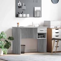 Bureau met lade Grijs sonoma 90 x 49.5 x 75 cm Bewerkt hout