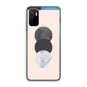 Marmeren cirkels: Xiaomi Poco M3 Pro 5G Transparant Hoesje