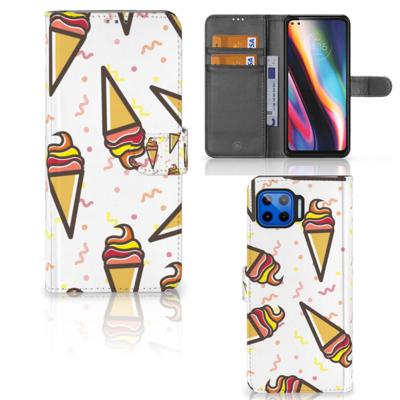 Motorola Moto G 5G Plus | Book Cover | Icecream