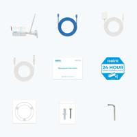 Reolink W320 - 5 MP beveiligingscamera voor buiten, 2,4/5 GHz wifi, detectie van personen/voertuigen/dieren, 30 meter nachtzicht