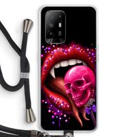 Dodelijk zoet: Oppo A95 5G Transparant Hoesje met koord