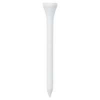 1000 st Golftees 83 mm bamboe wit - thumbnail