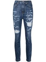 Dolce & Gabbana jean skinny à taille haute - Bleu