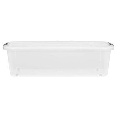 Leen Bakker - Opbergbox 70 Liter - 38,5x68x39 Cm - Kunststof/Polypropyleen - Transparant