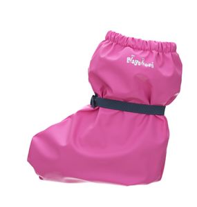 Playshoes overschoenen fleece gevoerd uni pink Maat