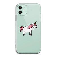 Eenhoorn: iPhone 11 Transparant Hoesje