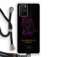 Praying For My Haters: Samsung Galaxy S10 Lite Transparant Hoesje met koord