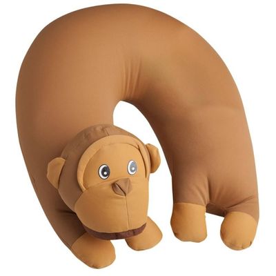 Cuddlebug Nekkussen Monkey 30 X 30 Cm Bruin Cuddlebug Nekkussen Monkey 30 X 30 Cm Bruin