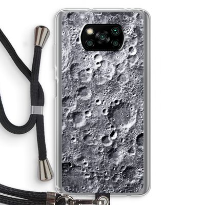 Maanlandschap: Xiaomi Poco X3 Pro Transparant Hoesje met koord
