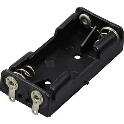 TRU COMPONENTS TC-13220568 Batterijhouder Aantal cellen: 2 AAA (potlood) Soldeeraansluiting (l x b x h) 51 x 24 x 12 mm