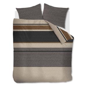 Beddinghouse Flanel Dekbedovertrek Laila - Donker Zand - Lits-jumeaux 240x200/220 cm