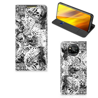 Mobiel BookCase Xiaomi Poco X3 Pro | Poco X3 Skulls Angel - thumbnail