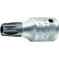 Stahlwille 44 KTXB T 9 SCHRAUBENDREHEREINSATZ 1/4 ZOLL - MIT BOHRUNG 01351009 1/4 (6.3 mm) Schroevendraaierdop T 9 1/4 (6.3 mm)