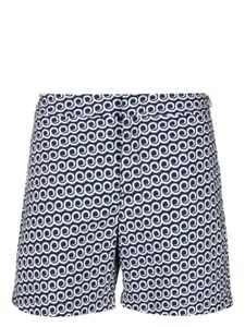 Orlebar Brown wave-print swim shorts - Bleu