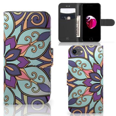 iPhone 7 | 8 | SE (2020) | SE (2022) Hoesje Purple Flower