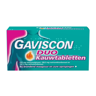 Gaviscon Duo Kauwtabletten 24st