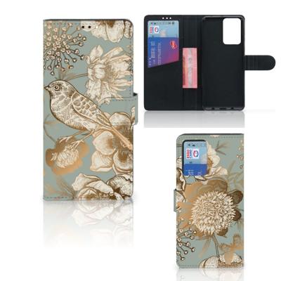 Hoesje voor Xiaomi Redmi Note 10 Pro Vintage Bird Flowers Hoesje voor Xiaomi Redmi Note 10 Pro Vintage Bird Flowers