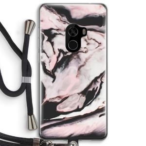 Roze stroom: Xiaomi Mi Mix 2 Transparant Hoesje met koord