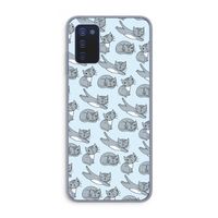 Poezen: Samsung Galaxy A03s Transparant Hoesje Poezen: Samsung Galaxy A03s Transparant Hoesje