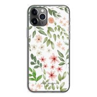 Botanical sweet flower heaven: iPhone 11 Pro Transparant Hoesje