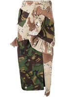 Preen By Thornton Bregazzi jupe crayon à imprimé camouflage - Vert