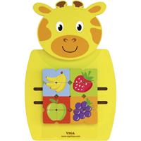 VIGA activiteitenboard, giraf, afm 36x55x3,5 cm, 1 stuk