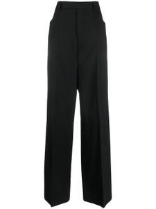 Rick Owens pantalon de tailleur à fermeture dissimulée - Noir