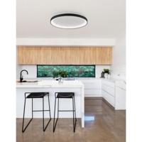 Lyora Design plafonnierePertino Ø 58cm zwart - 9345685