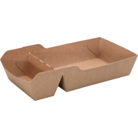 Bak | Karton | A14+1/A20 | snackbak | 145x85x35mm | bruin | 300 stuks