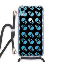 Musketon Skulls: iPhone XR Transparant Hoesje met koord