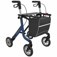 Rollator Streamer lichtgewicht (6,2 kg) | "Lengte persoon: Large (standaard) 165 - 200 cm","Kies uw kleur: Electric blue" | Rehasense