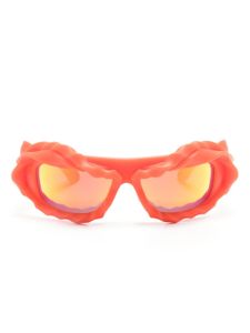 Ottolinger lunettes de soleil à monture oversize - Rouge