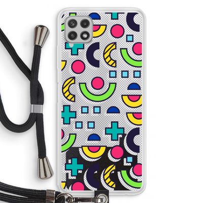 8-bit N°6: Samsung Galaxy A22 4G Transparant Hoesje met koord