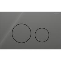 Geberit Drukplaat Sigma 40, 2-toets Round Glas Lava
