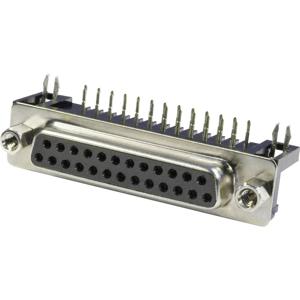 econ connect Econ Connect BU25WB/7 D-sub female connector 90 ° Aantal polen: 25 Soldeerpennen 1 stuk(s) Tray