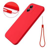 Motorola Moto G54 Liquid Siliconen Hoesje - Rood - thumbnail