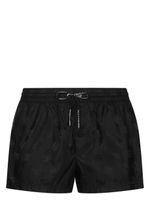 Dolce & Gabbana short de bain à motif monogrammé - Noir - thumbnail