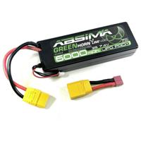 Absima LiPo accupack 7.4 V 6000 mAh Aantal cellen: 2 50 C Stick XT90