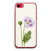 Purple poppy: iPhone SE 2020 Transparant Hoesje Purple poppy: iPhone SE 2020 Transparant Hoesje